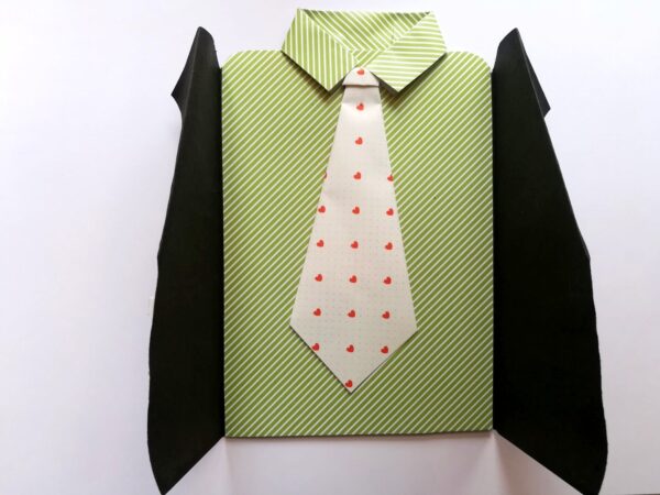 Suit Themed Male Handmade Greeting Card image