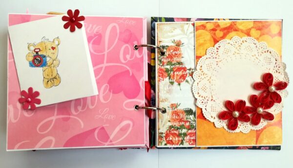 Some Love Moments Handmade Scrapbook Valentine gift image