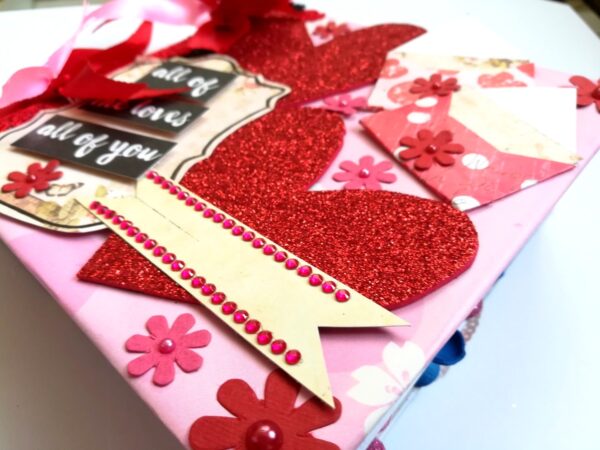 Some Love Moments Handmade Scrapbook Valentine gift image