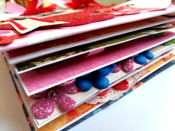 Some Love Moments Handmade Scrapbook Valentine gift image