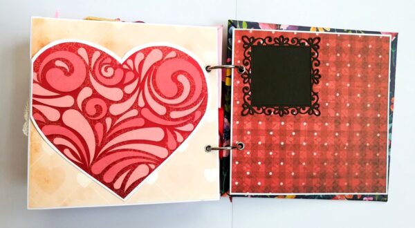 Some Love Moments Handmade Scrapbook Valentine gift image