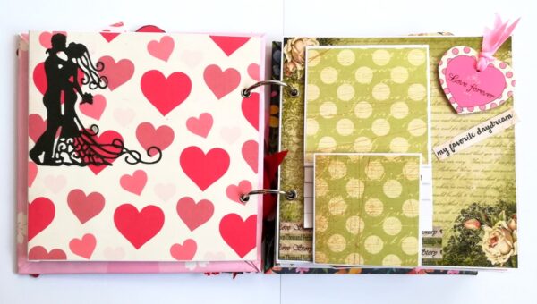 Some Love Moments Handmade Scrapbook Valentine gift image