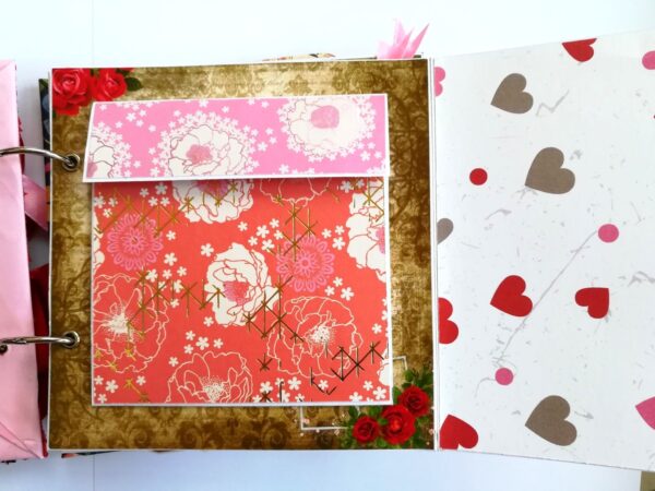 Some Love Moments Handmade Scrapbook Valentine gift image