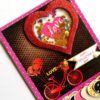 Love Hearty Shaker Handmade Greeting Card image Love Hearty Shaker Handmade Greeting Card image