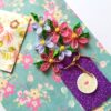 Quilled Flowers in Sparkling Purple Jar Greeting Card image Quilled Flowers in Sparkling Purple Jar Greeting Card image