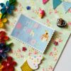 Quilled Flowers Corner Happy Birthday Greeting Card gift image Quilled Flowers Corner Happy Birthday Greeting Card gift image