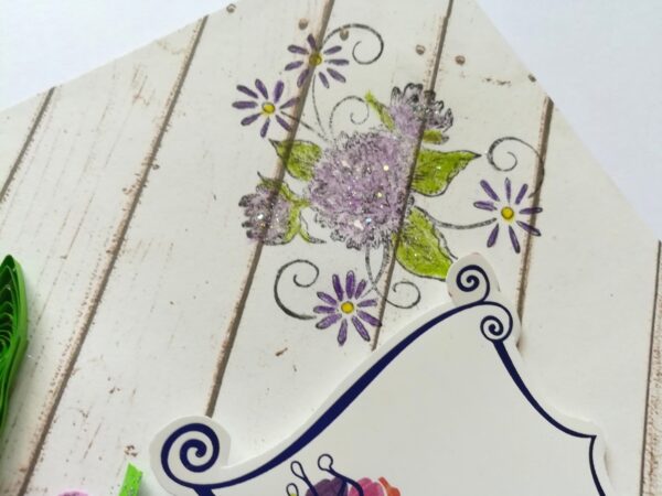 Purple Themed Greeting Card image
