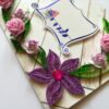 Purple Themed Greeting Card image