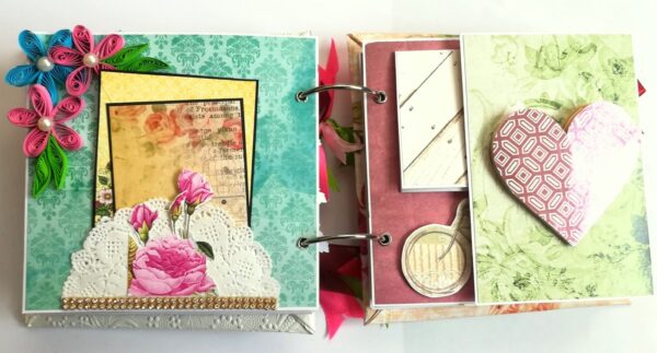 Treasured Memories Love and Birthday Scrapbook image