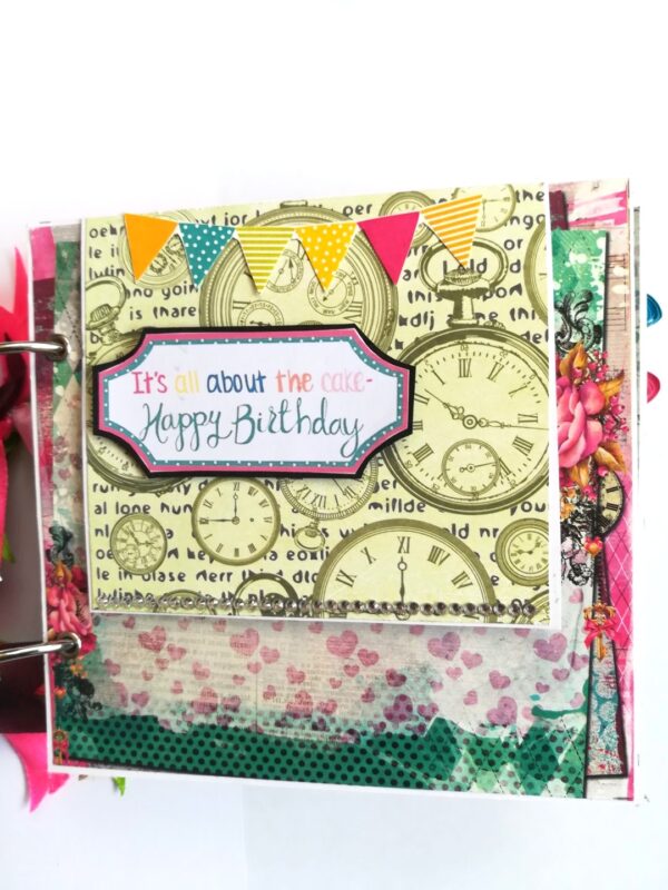Treasured Memories Love and Birthday Scrapbook image