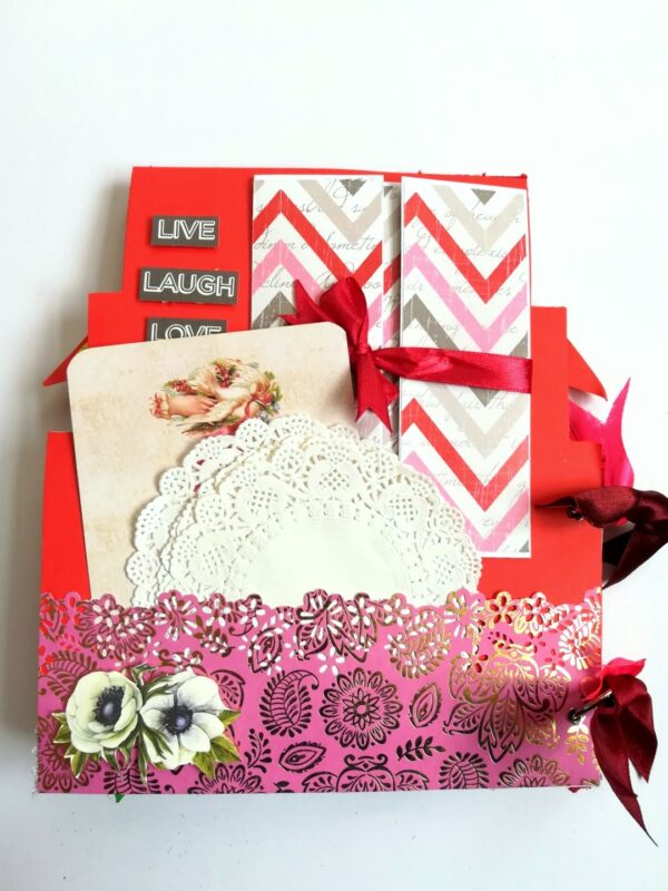 Cake Shaped Special Anniversary Scrapbook image Cake Shaped Special Anniversary Scrapbook image