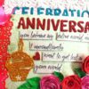 Cake Shaped Special Anniversary Scrapbook image Cake Shaped Special Anniversary Scrapbook image