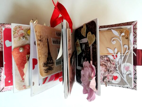 Good Times Romantic Valentine Mini Scrapbook image Good Times Romantic Valentine Mini Scrapbook image