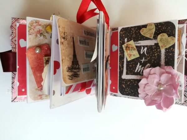 Good Times Romantic Valentine Mini Scrapbook image Good Times Romantic Valentine Mini Scrapbook image