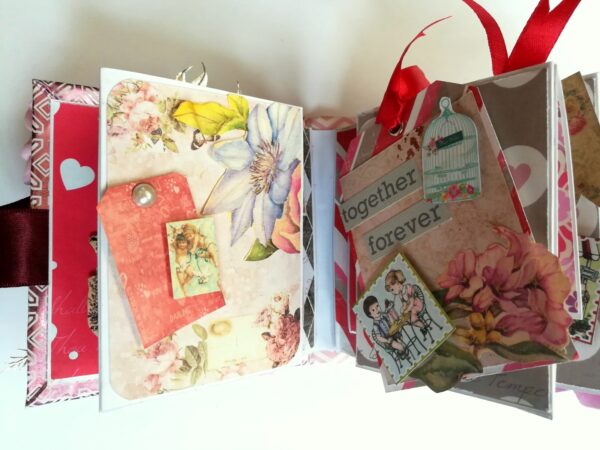 Good Times Romantic Valentine Mini Scrapbook image Good Times Romantic Valentine Mini Scrapbook image