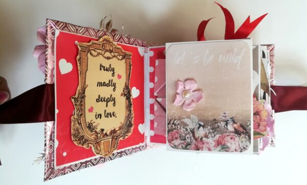 Good Times Romantic Valentine Mini Scrapbook image Good Times Romantic Valentine Mini Scrapbook image