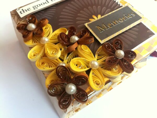 Golden Memories Romantic Mini Scrapbook image Golden Memories Romantic Mini Scrapbook image