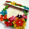 Multicolor Flowers Mini Scrapbook Greeting Card image