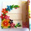 Multicolor Flowers Mini Scrapbook Greeting Card image