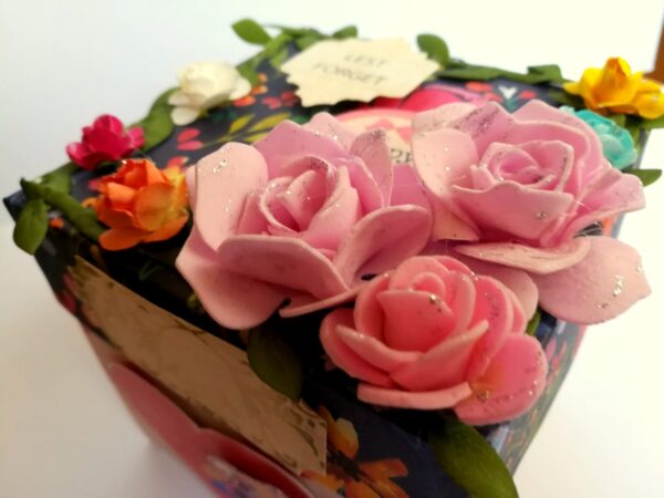 Love and Birthday Explosion Box with box and a mini booklet image