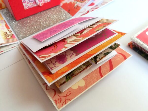 Love and Birthday Explosion Box with box and a mini booklet image