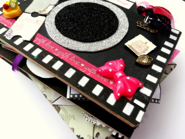 Camera Shaped Memories Mini Scrapbook image Camera Shaped Memories Mini Scrapbook image
