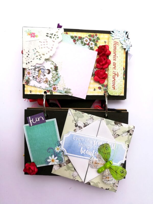 Camera Shaped Memories Mini Scrapbook image Camera Shaped Memories Mini Scrapbook image