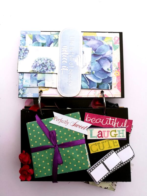 Camera Shaped Memories Mini Scrapbook image Camera Shaped Memories Mini Scrapbook image