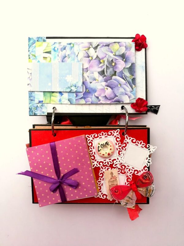 Camera Shaped Love Mini Scrapbook image Camera Shaped Love Mini Scrapbook image