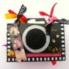 Camera Shaped Love Mini Scrapbook image Camera Shaped Love Mini Scrapbook image