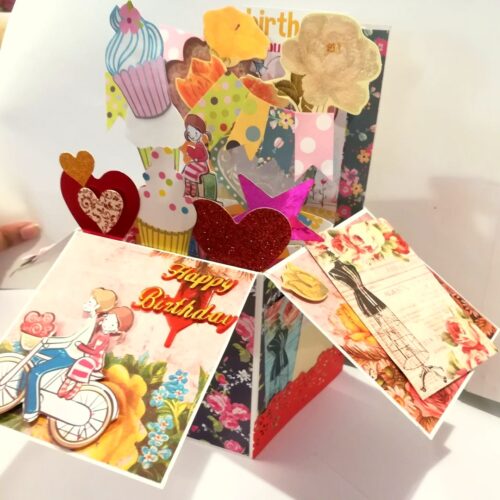 Love Birthday Card in Box Pop up image