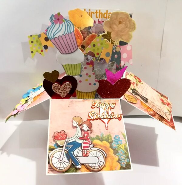 Love Birthday Card in Box Pop up image