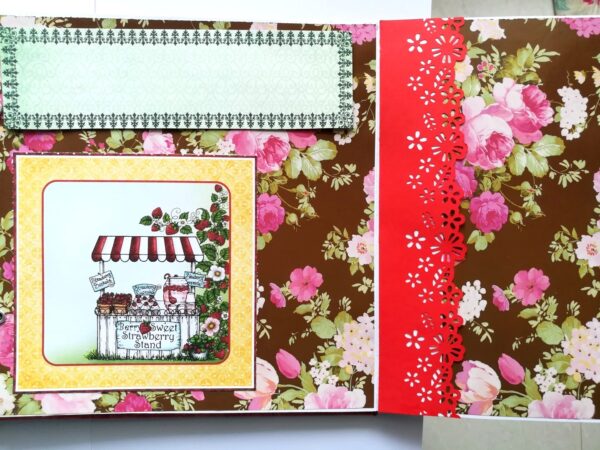 Happy Birthday Handmade scrapbook album image