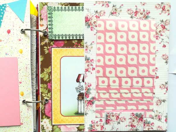 Happy Birthday Handmade scrapbook album image