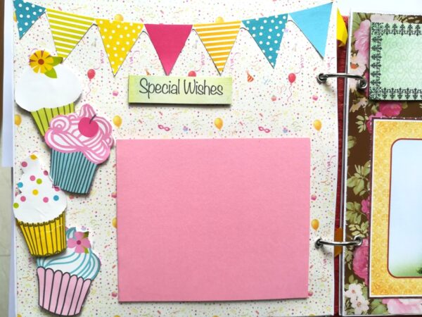 Happy Birthday Handmade scrapbook album image