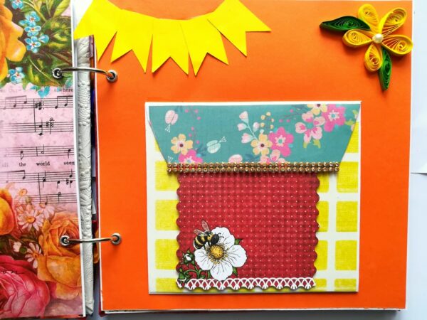 Happy Birthday Handmade scrapbook album image