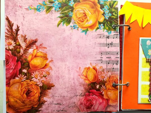 Happy Birthday Handmade scrapbook album image