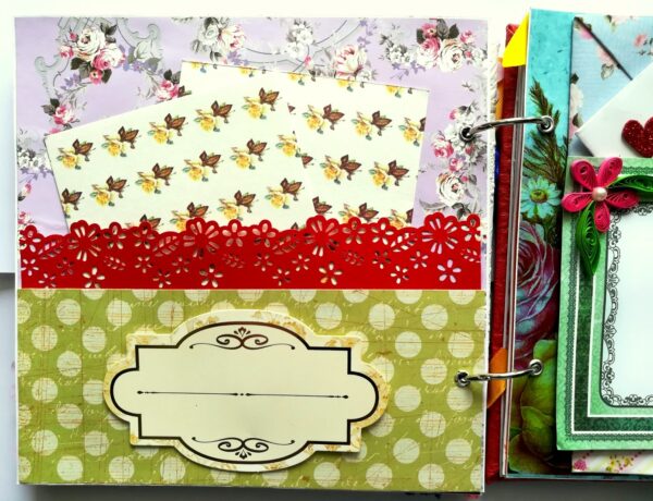 Happy Birthday Handmade scrapbook album image