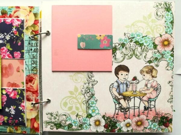 Happy Birthday Handmade scrapbook album image