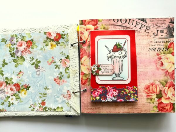 Happy Birthday Handmade scrapbook album image