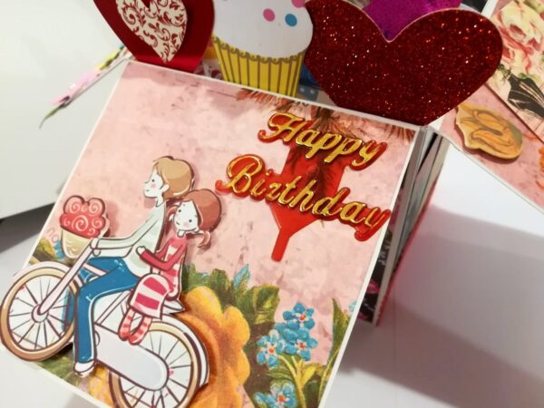 Love Birthday Card in Box Pop up image