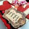 Floral Theme Love Valentine Handmade Scrapbook image