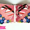Floral Theme Love Valentine Handmade Scrapbook image