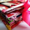 Floral Theme Love Valentine Handmade Scrapbook image