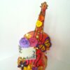 Beautiful Sparkling Colorful Paper 3d Guitar Gift image Beautiful Sparkling Colorful Paper 3d Guitar Gift image