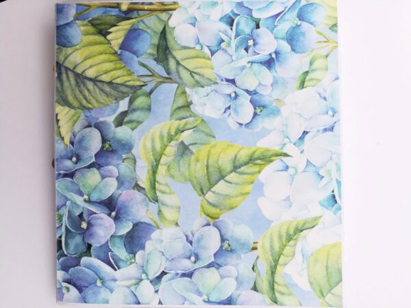 Multicolor Flowers Mini Scrapbook Greeting Card image Multicolor Flowers Mini Scrapbook Greeting Card image