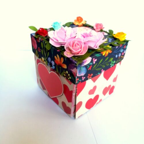 Love and Birthday Explosion Box with box and a mini booklet GIFT image