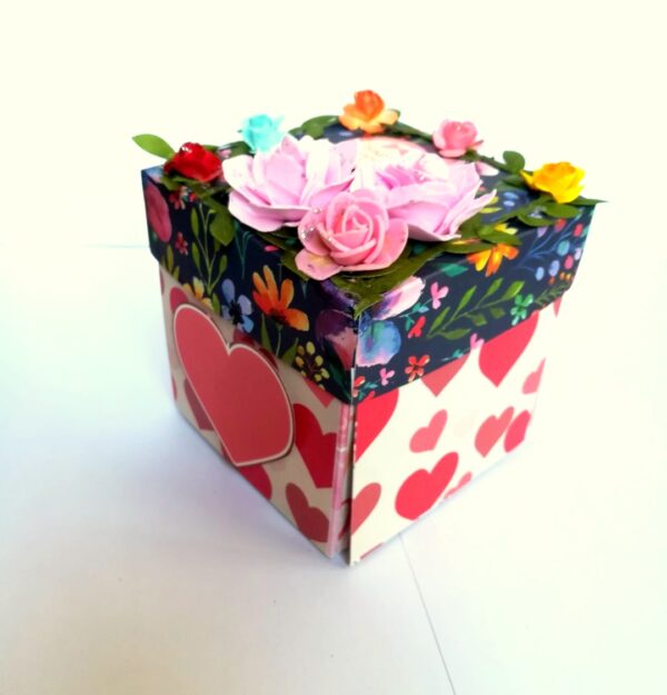 Love and Birthday Explosion Box with box and a mini booklet GIFT image