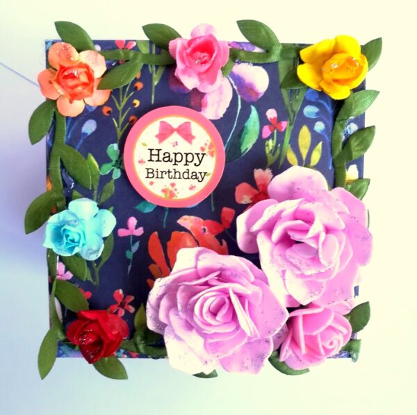 Love and Birthday Explosion Box with box and a mini booklet GIFT image