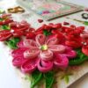 Happy Anniversary Quilled Flowers Greeting Card image